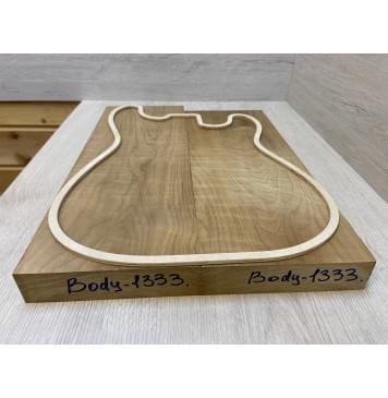 Клён Печёный 180 гр заготовка корпуса Тангент АА 41.5х172х485-450 мм (2шт)-2