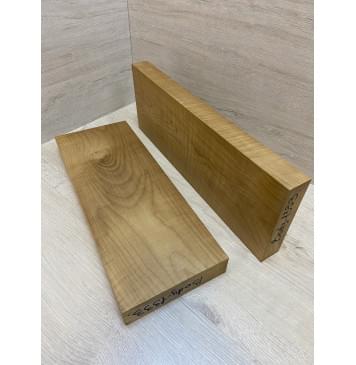 Клён Печёный 180 гр заготовка корпуса Тангент АА 41.5х172х485-450 мм (2шт)-1