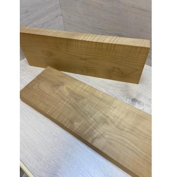 Клён Печёный 180 гр заготовка корпуса Тангент АА 41.5х168х485 мм (2шт)-9