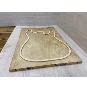 Клён Белый Печёный 180гр заготовка на топ Тангент ААА 17.5х195х572-562 мм - 2шт (книжкой)-5