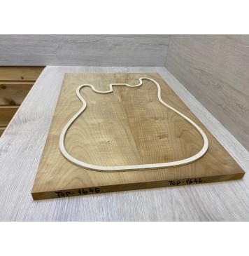 Клён Белый Печёный 180гр заготовка на топ Тангент А 18х195х572 мм - 2шт (книжкой)-6