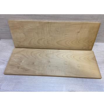 Клён Белый Печёный 180гр заготовка на топ Тангент А 18х195х572 мм - 2шт (книжкой)-8