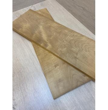 Клён Белый Печёный 180гр заготовка на топ Тангент А 18х195х572 мм - 2шт (книжкой)-1