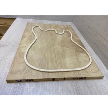 Клён Белый Печёный 180гр заготовка на топ Тангент А 17х195х565 мм - 2шт (книжкой)-5