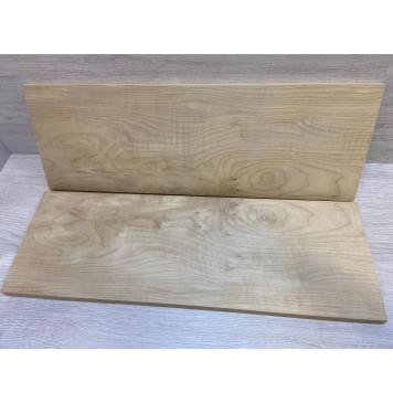 Клён Белый Печёный 180гр заготовка на топ Тангент А 17х195х565 мм - 2шт (книжкой)-7