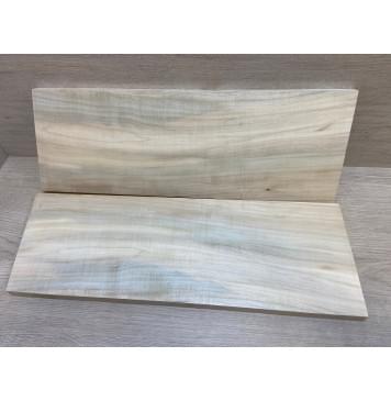 Клён Американский заготовка на топ Радиал АА 17.5х180х520-495 мм - 2 шт. (книжкой)-6