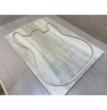 Клён Американский заготовка на топ Радиал АА 17.5х180х520-495 мм - 2 шт. (книжкой)-3