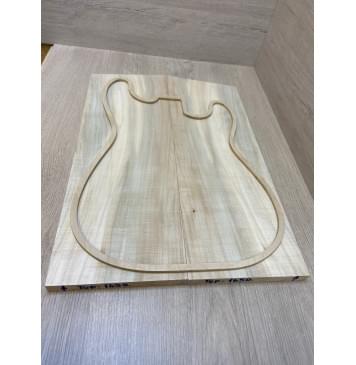 Клён Американский заготовка на топ Радиал АА 17.5х180х520-495 мм - 2 шт. (книжкой)-2