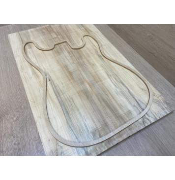 Клён Американский заготовка на топ Радиал АА 17.3х185х575 мм - 2 шт. (книжкой)-4