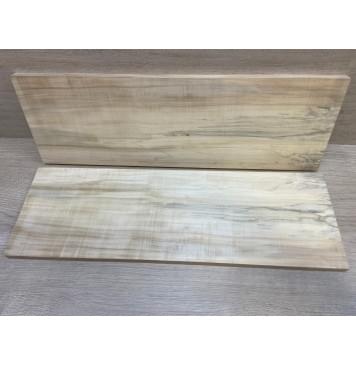 Клён Американский заготовка на топ Радиал АА 17.3х185х575 мм - 2 шт. (книжкой)-5