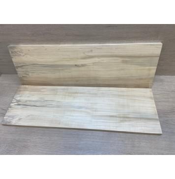 Клён Американский заготовка на топ Радиал АА 17.3х185х575 мм - 2 шт. (книжкой)-2