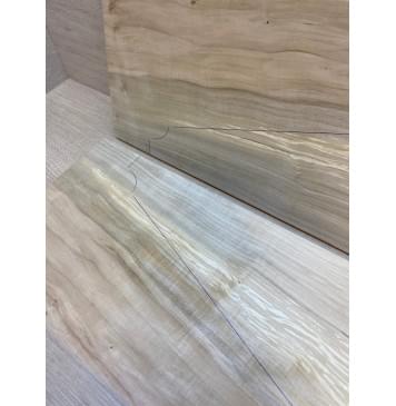 Клён Американский заготовка на топ Радиал АА 17.4х224-214х630 мм - 2 шт. (книжкой)-1