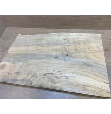 Клён Американский Волнистый заготовка корпуса Смешанный А Волна А 48х374-340х600-560 мм (Массив)-3