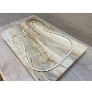 Клён Американский Волнистый заготовка корпуса Смешанный А Волна А 48х374-340х600-560 мм (Массив)-0