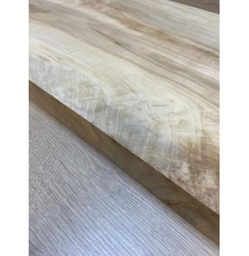 Клён Американский Волнистый заготовка корпуса Смешанный А Волна А 48х374-340х600-560 мм (Массив)-9