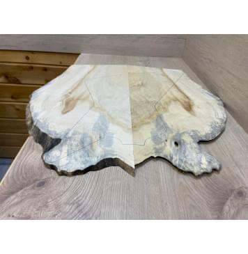 Клён Американский заготовка на топ Смешанный АА 10х260-315-200х620 мм - 2 шт. (книжкой)-5