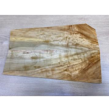 Клён Американский Волнистый заготовка на топ Смешанный АА Волна А 16х178-138х525 мм - 2 шт. (книжкой)-0