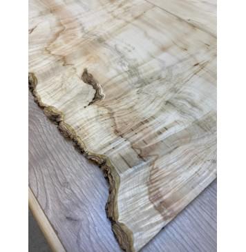 Клён Американский Каповый заготовка на топ Смешанный АА Кап АА 10х220-170х540-550 мм - 2 шт. (книжкой)-8