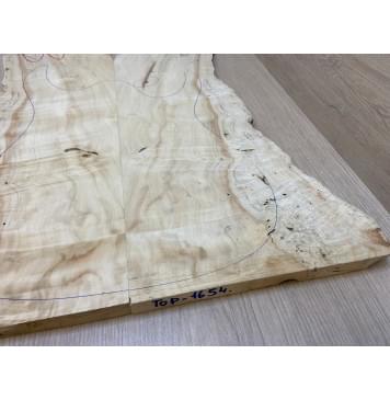 Клён Американский Каповый заготовка на топ Смешанный А Кап А 17х220-150х550-510 мм - 2 шт. (книжкой)-4