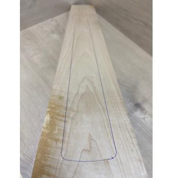 Клён Белый заготовка грифа для электрогитары Тангент ААА 26.3х106х730 мм-6