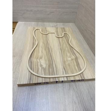 Ясень Оливковый заготовка на топ Тангент ААА 18х193х525 мм - 2 шт. (книжкой)-4