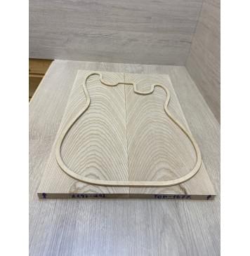 Ясень Белый заготовка на топ Тангент ААА 17х174х505 мм - 2 шт. (книжкой)-2