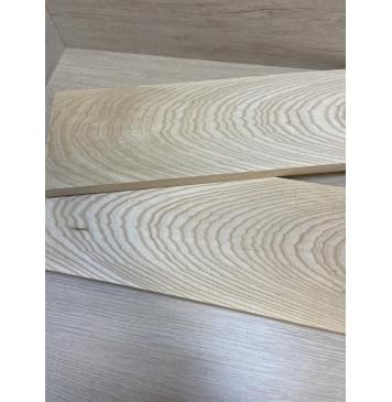 Ясень Белый заготовка на топ Тангент ААА 17х174х505 мм - 2 шт. (книжкой)-1