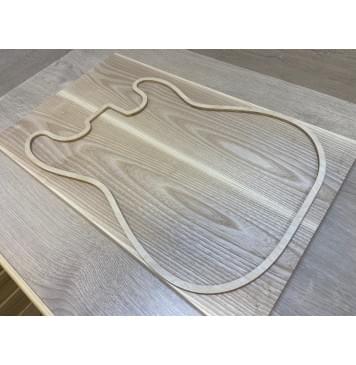 Ясень Белый заготовка на топ Тангент АА 17х173х560 мм - 2 шт. (книжкой)-4