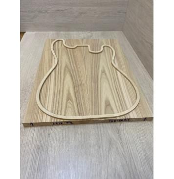 Ясень Белый заготовка на топ Тангент ААА 18.7х187х480 мм - 2 шт. (книжкой)-8