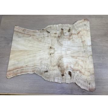 Клён Американский Каповый заготовка на топ под заливку Смешанный АА Кап АА 13х240-145х547 мм - 2шт (книжкой)-0