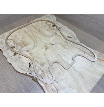 Клён Американский Каповый заготовка на топ под заливку Смешанный АА Кап АА 13х240-145х547 мм - 2шт (книжкой)-6