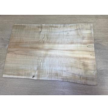 Клён Американский Волнистый заготовка на топ Радиал А Волна АА 10х187-175х525 мм - 2 шт. (книжкой)-0