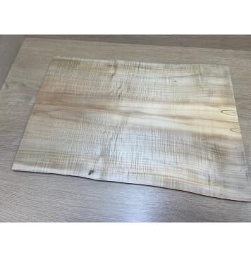 Клён Американский Волнистый заготовка на топ Радиал А Волна АА 10х187-175х525 мм - 2 шт. (книжкой)-6