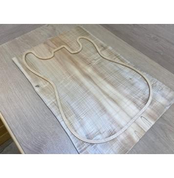 Клён Американский Волнистый заготовка на топ Радиал А Волна АА 10х187-175х525 мм - 2 шт. (книжкой)-8