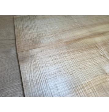 Клён Американский Волнистый заготовка на топ Радиал А Волна АА 10х187-175х525 мм - 2 шт. (книжкой)-13