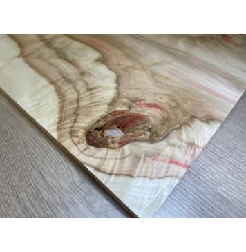 Клён Американский Волнистый заготовка на топ Смешанный А Волна А 17х188-116х530 мм - 2 шт. (книжкой)-7