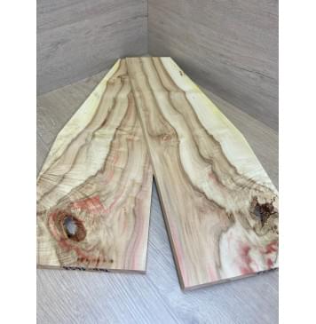 Клён Американский Волнистый заготовка на топ Смешанный А Волна А 17х188-116х530 мм - 2 шт. (книжкой)-0