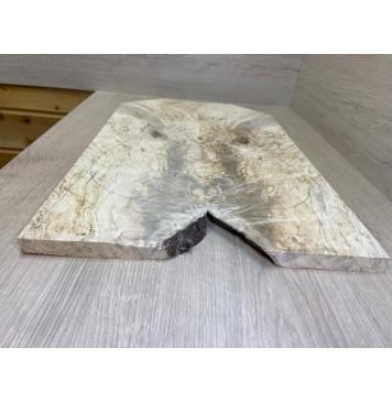 Клён Американский Волнистый заготовка на топ Смешанный А Волна АА 18х182х580 мм - 2 шт. (книжкой)-4