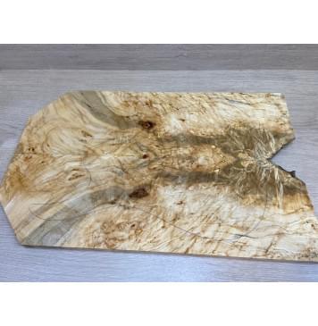 Клён Американский Волнистый заготовка на топ Смешанный А Волна АА 18х182х580 мм - 2 шт. (книжкой)-11