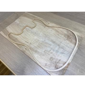 Клён Американский Волнистый заготовка на топ Смешанный А Волна А 15х175-157х550 мм - 2 шт. (книжкой)-4