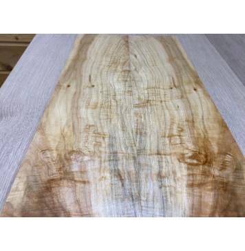 Клён Американский Волнистый заготовка на топ Смешанный А Волна А 15х175-157х550 мм - 2 шт. (книжкой)-11