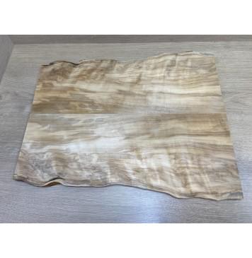 Берёза Пламенная заготовка на топ Радиал АА Волна А 11х195-170х510 мм - 2шт (книжкой)-1