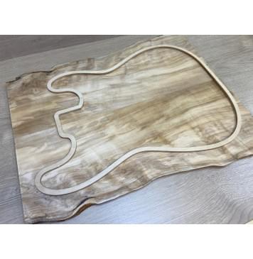 Берёза Пламенная заготовка на топ Радиал АА Волна А 11х195-170х510 мм - 2шт (книжкой)-4