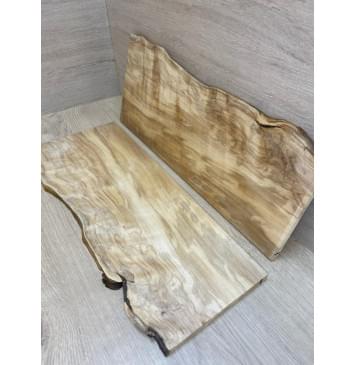 Берёза Пламенная заготовка на топ Радиал АА Волна А 11х195-170х510 мм - 2шт (книжкой)-7