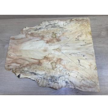 Клён Американский Каповый заготовка на топ Смешанный А Кап АА 10х265-111х597 мм - 2 шт. (книжкой)-0