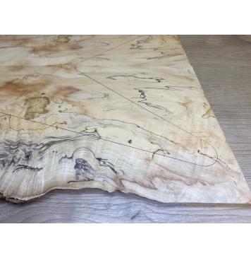 Клён Американский Каповый заготовка на топ Смешанный А Кап АА 10х265-111х597 мм - 2 шт. (книжкой)-2