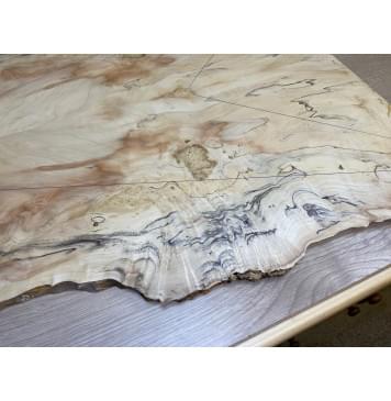 Клён Американский Каповый заготовка на топ Смешанный А Кап АА 10х265-111х597 мм - 2 шт. (книжкой)-3