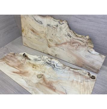 Клён Американский Каповый заготовка на топ Смешанный А Кап АА 10х265-111х597 мм - 2 шт. (книжкой)-9