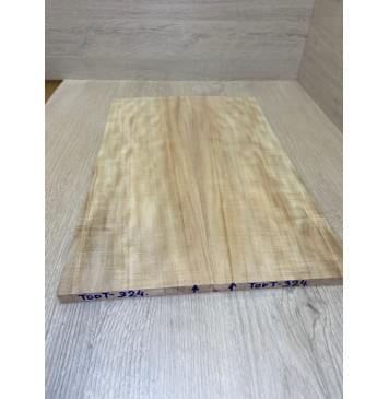 Клён Американский заготовка на топ для Тревел гитары Радиал АА 11х149х465-455 мм - 2 шт. (книжкой)-6