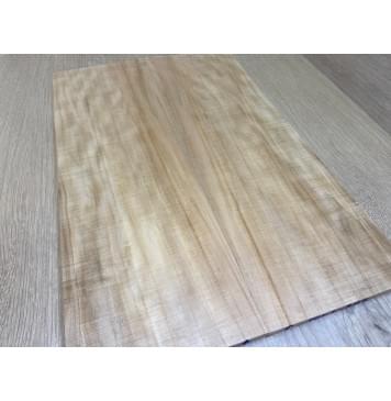 Клён Американский заготовка на топ для Тревел гитары Радиал АА 11х149х465-455 мм - 2 шт. (книжкой)-7